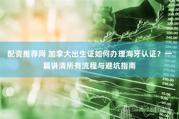 配资推荐网 加拿大出生证如何办理海牙认证？一篇讲清所有流程与避坑指南